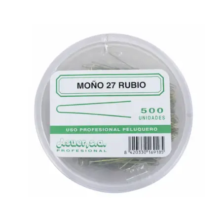 Asuer Horquilla Cabello Moño Profesional 27 Rubio 500uds